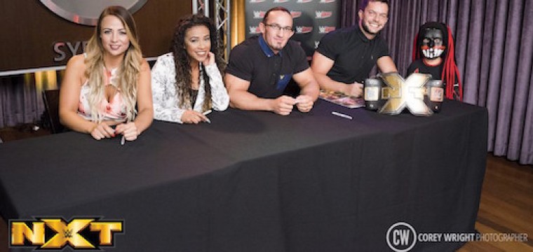 Zapstars Productions at the WWE Superstar Panel held at the Hard Rock Cafe Sydney.